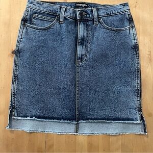 Wrangler Women's Classic Blue Denim Mini Skirt